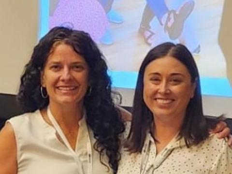 Image of two women smiling