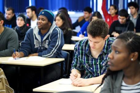 Students in lecture 