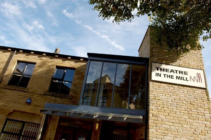 Entrance to the Theatre in the Mill building