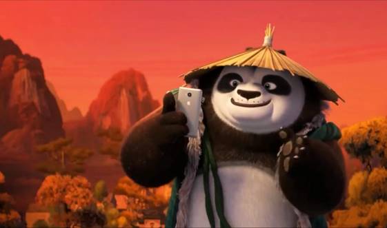 Screenshot from Dreamworks animation Kung Fu Panda