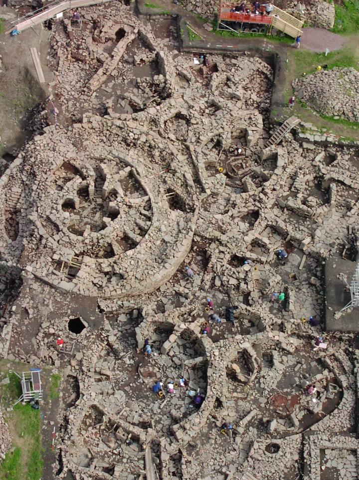 Scatness conservation dig site