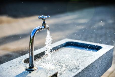 Tap with running water