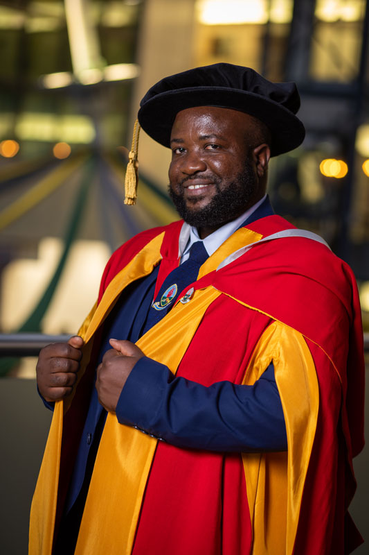 Dr Elgidius Ichumbaki, Doctor of the University