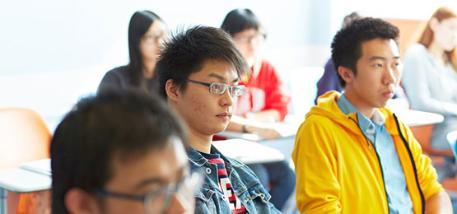 Students in language class.