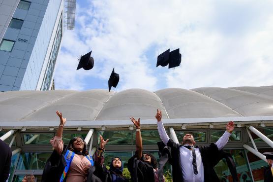 Students celebrating