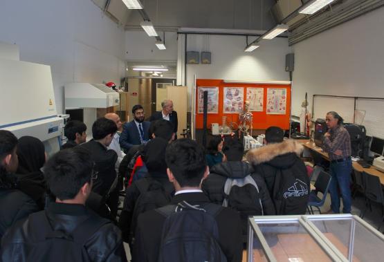 Schoolchildren visit university as part of Bradford Manufacturing Week