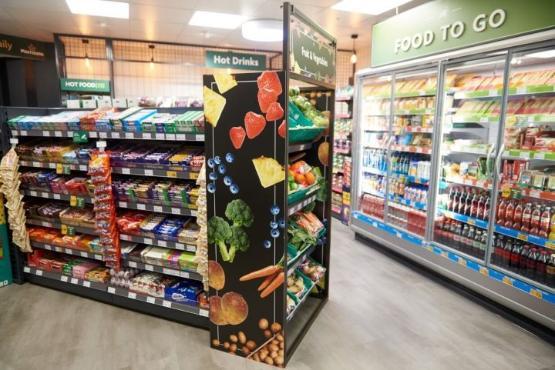 stocked shelves inside shop