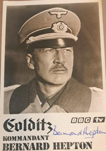 The late Bernard Hepton as Kommandant in the 1970s series Colditz