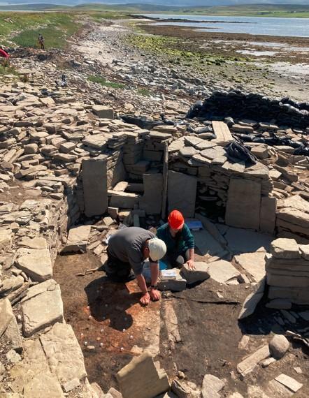 Knowe of Swandro archarological dig