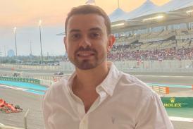 Head and shoulders shot of Yehia Dogheim smiling at an outdoor event.